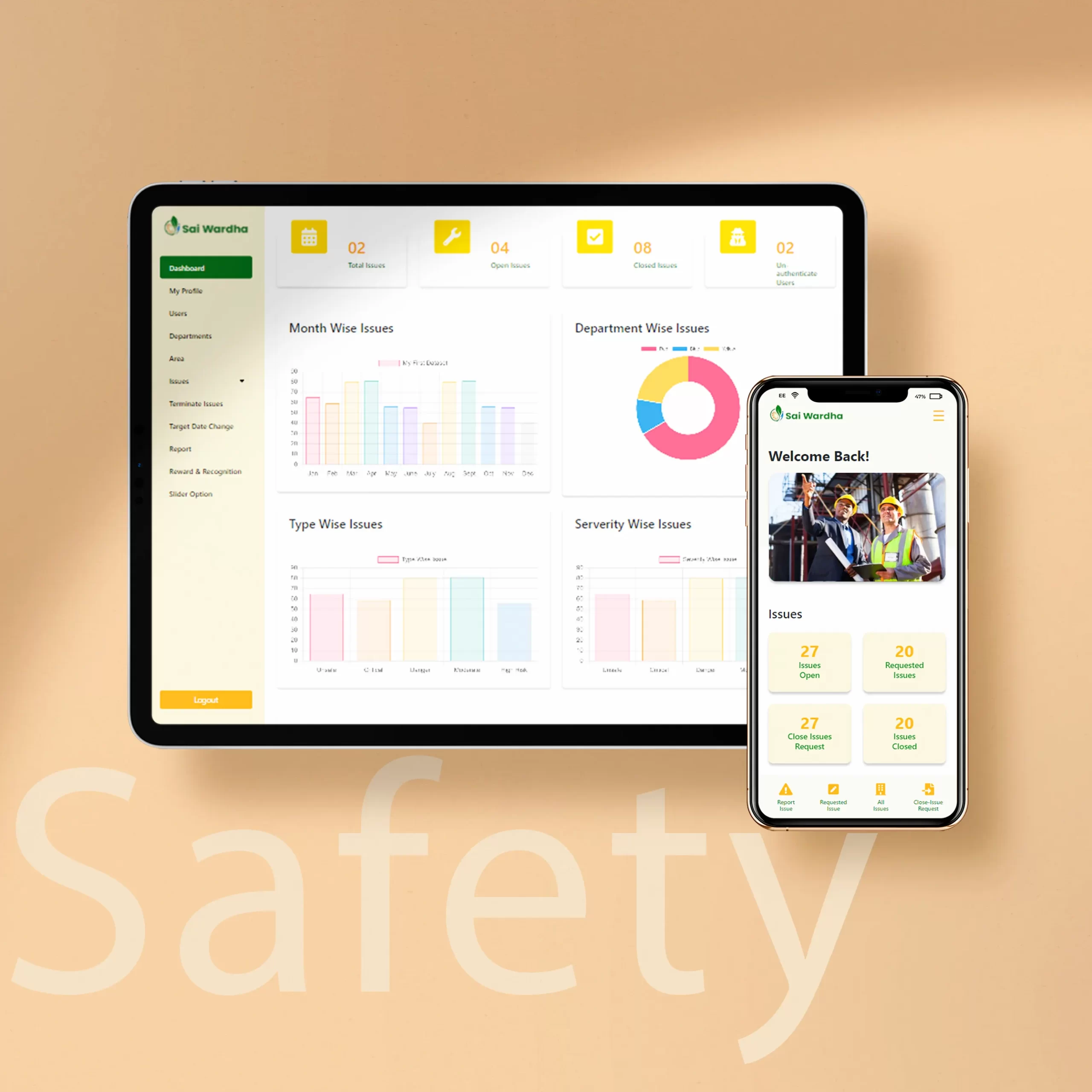 Safety App it projects in raipur chhattisgarh Projects saiwardha safety app scaled