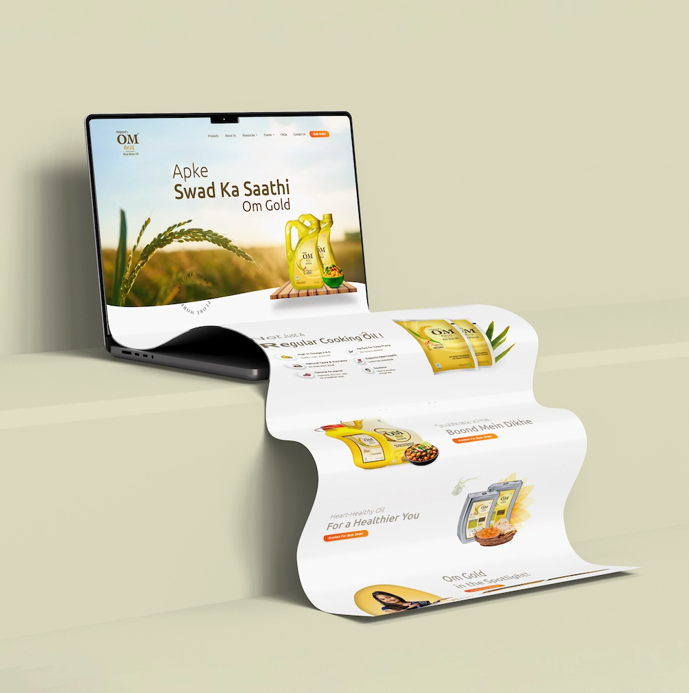 Om Gold Rice Bran Oil  Railway Scada Project omgold